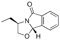 Oxazolo[2,3-a]isoindol-5(9bH)-one, 3-ethyl-2,3-dihydro-, (3R,9bS)- (9CI) 结构式