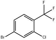 4-ブロモ-2-クロロベンゾトリフルオリド 化学構造式