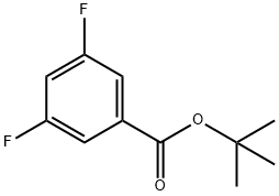 t-Butyl 3,5-difluorobenzoate 结构式