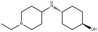 Cyclohexanol, 4-[(1-ethyl-4-piperidinyl)amino]-, trans- (9CI) 结构式
