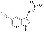 5-CYANO-3-(2-NITROVINYL)INDOLE,467451-64-5,结构式