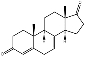 Androsta-4,7-diene-3,17-dione 结构式