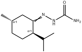 p-Menthan-3-one semicarbazone Struktur