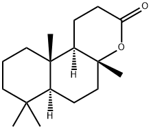 [4aR-(4aalpha,6abeta,10aalpha,10bbeta)]-dodecahydro-4a,7,7,10a-tetramethyl-3H-naphth[2,1-b]pyran-3-one Struktur