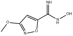5-Isoxazolecarboximidamide,N-hydroxy-3-methoxy- Structure