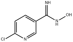 6-氯-N'-羟基-3-吡啶甲脒 结构式