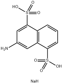 3-AMINO-1,5-NAPHTHALENEDISULFONIC ACID MONOSODIUM SALT Struktur