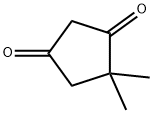 4,4-ジメチル-1,3-シクロペンタンジオン 化学構造式