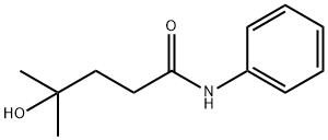4-Hydroxy-4-methyl-N-phenylpentanamide 结构式
