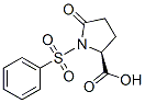 5-oxo-1-(phenylsulphonyl)-L-proline Structure