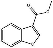 Benzofuran-3-carboxylic acid methyl ester Structure