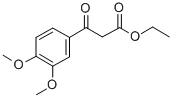 3-(3,4-DIMETHOXY-PHENYL)-3-OXO-PROPIONIC ACID ETHYL ESTER Structure