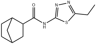 Bicyclo[2.2.1]heptane-2-carboxamide, N-(5-ethyl-1,3,4-thiadiazol-2-yl)- (9CI) 结构式