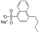 4-Butyl-1-naphthalenesulfonic acid sodium salt 结构式