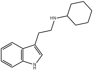 N-[2-(1H-インドール-3-イル)エチル]シクロヘキサンアミン HYDROBROMIDE 化学構造式