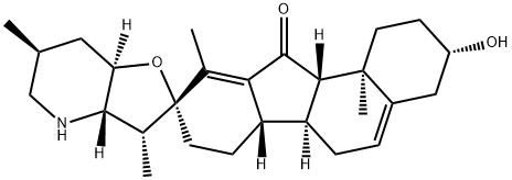 蒜黎芦碱 结构式