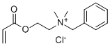 METHACRYLOYL OXYETHYL DIMETHYLBENZYL AMMONIUM CHLORIDE Struktur