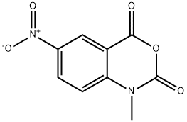 1-methyl-6-nitro-2H-3,1-benzoxazine-2,4(1H)-dione Struktur