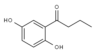 2-5-dihydroxybutyrophenone  Struktur