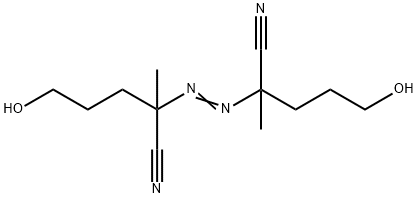 4,4'-Azobis(4-cyano-1-pentanol) Struktur