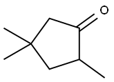 2,4,4-三甲基环戊酮 结构式