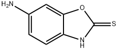 6-氨基苯并噁唑-2(3H)-硫酮, 4694-92-2, 结构式
