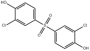 BIS(3-CHLORO-4-HYDROXYPHENYL)SULFONE, 46947-87-9, 结构式