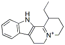 1-ethyl-1,2,3,4,6,7-hexahydroindolo(2,3-a)quinolizinium Struktur