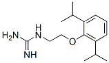 1-[2-(2,6-Diisopropylphenoxy)ethyl]guanidine,46967-57-1,结构式