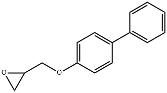2-(1,1'-ビフェニル-4-イルオキシメチル)オキシラン 化学構造式
