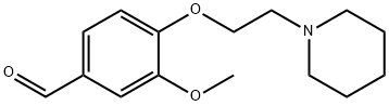 3-METHOXY-4-(2-PIPERIDIN-1-YL-ETHOXY)-BENZALDEHYDE