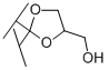 2,2-ジイソプロピル-1,3-ジオキソラン-4-メタノール 化学構造式