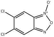 5,6-Dichlorobenzofurazane 1-oxide 结构式