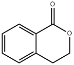 3,4-ジヒドロ-1H-2-ベンゾピラン-1-オン 化学構造式