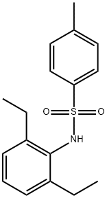 N-(2,6-二乙基苯基)-4-甲基苯磺酰胺, 4703-16-6, 结构式