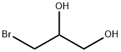3-ブロモプロパン-1,2-ジオール 化学構造式