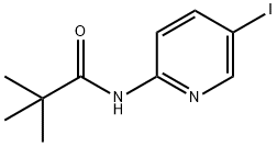 N-(5-ヨード-ピリジン-2-イル)-2,2-ジメチル-プロピオンアミド 化学構造式