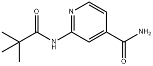 2-(2,2-DIMETHYL-PROPIONYLAMINO)-ISONICOTINAMIDE Struktur