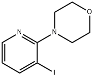 4-(3-ヨード-ピリジン-2-イル)-モルホリン 化学構造式