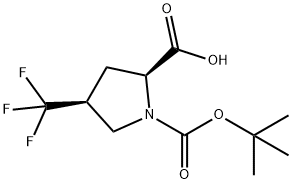 (2S,4S)-N-BOC-4-三氟甲基脯氨酸, 470482-41-8, 结构式