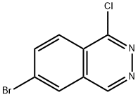 6-ブロモ-1-クロロフタラジン 化学構造式
