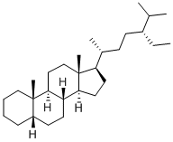 5β-スチグマスタン 化学構造式