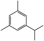5-イソプロピル-m-キシレン 化学構造式