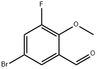 5-Bromo-3-fluoro-2-methoxybenzaldehyde, 470668-70-3, 结构式