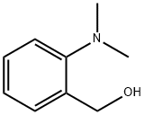 2-(ジメチルアミノ)ベンジルアルコール 化学構造式