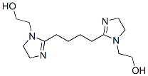 2,2'-(butane-1,4-diyl)bis[4,5-dihydro-1H-imidazol-1-ethanol] 结构式