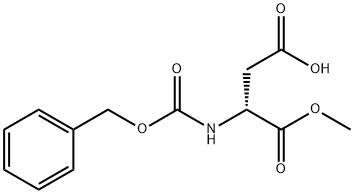 Z-D-天冬氨酸-1-甲酯,47087-37-6,结构式