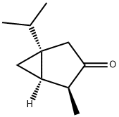 (1S,5R)-1α-イソプロピル-4β-メチルビシクロ[3.1.0]ヘキサン-3-オン 化学構造式