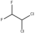 1,1-ジフルオロ-2,2-ジクロロエタン 化学構造式