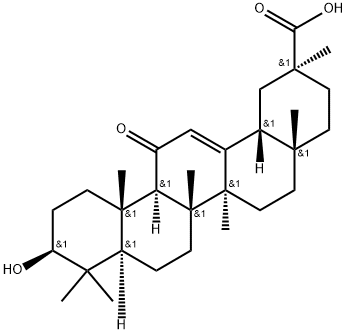 Structure of 18β-Glycyrrhetinic Acid Structure of 18β-Glycyrrhetinic Acid